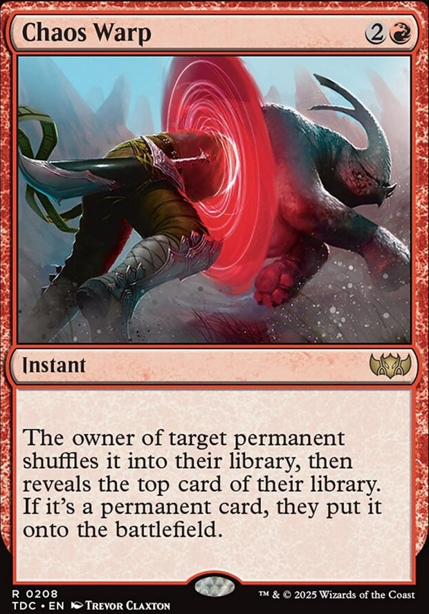 Chaos Warp [ #0208 ] (TDC-R)