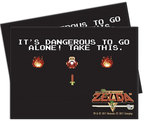 Ultra PRO: Deck Protector Standard Sleeves - The Legend of Zelda: It's Dangerous To Go Alone! Take this. (65)