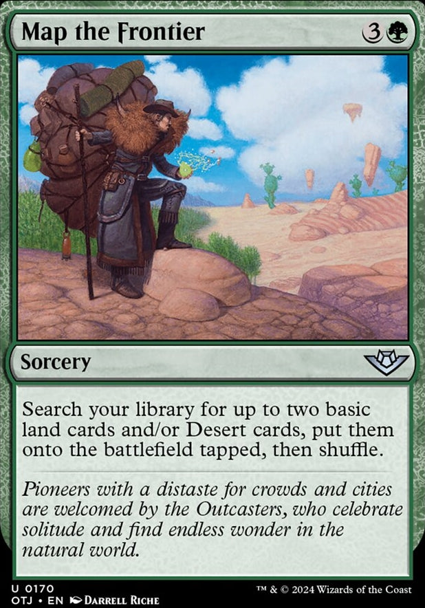 Map the Frontier [#0170] (OTJ-U-FOIL)
