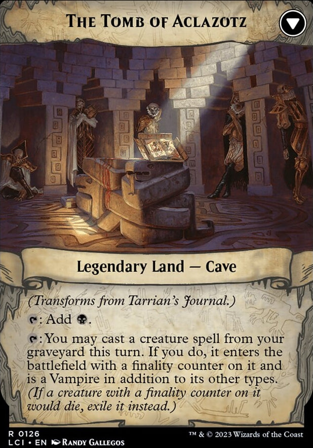 Tarrian's Journal // The Tomb of Aclazotz [#0126] (LCI-R)