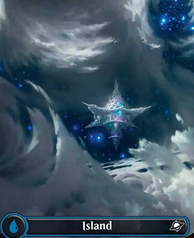 Island [ #0368 Galaxy Foil Celestial Basic Lands] (EOE-L)