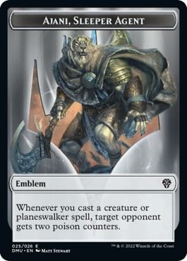 Emblem - Ajani, Sleeper Agent [#025/026] (DMU-E-FOIL)