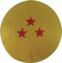 DBZ THREE STAR DRAGON BALL 4IN PLUSH