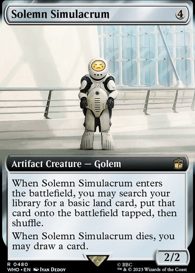 Solemn Simulacrum [#0480 Extended Art Reprint] (WHO-R)