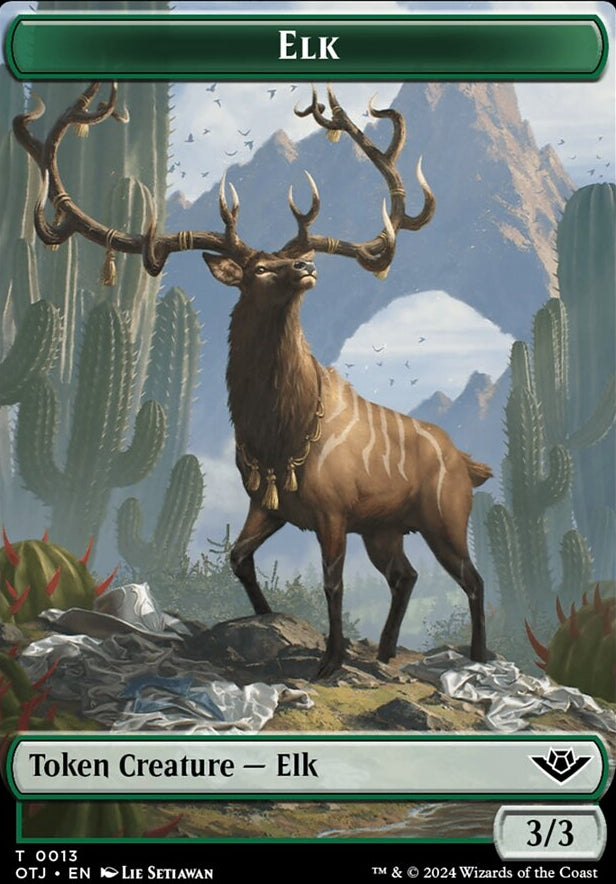 Elk Token [#0013] (OTJ-T)