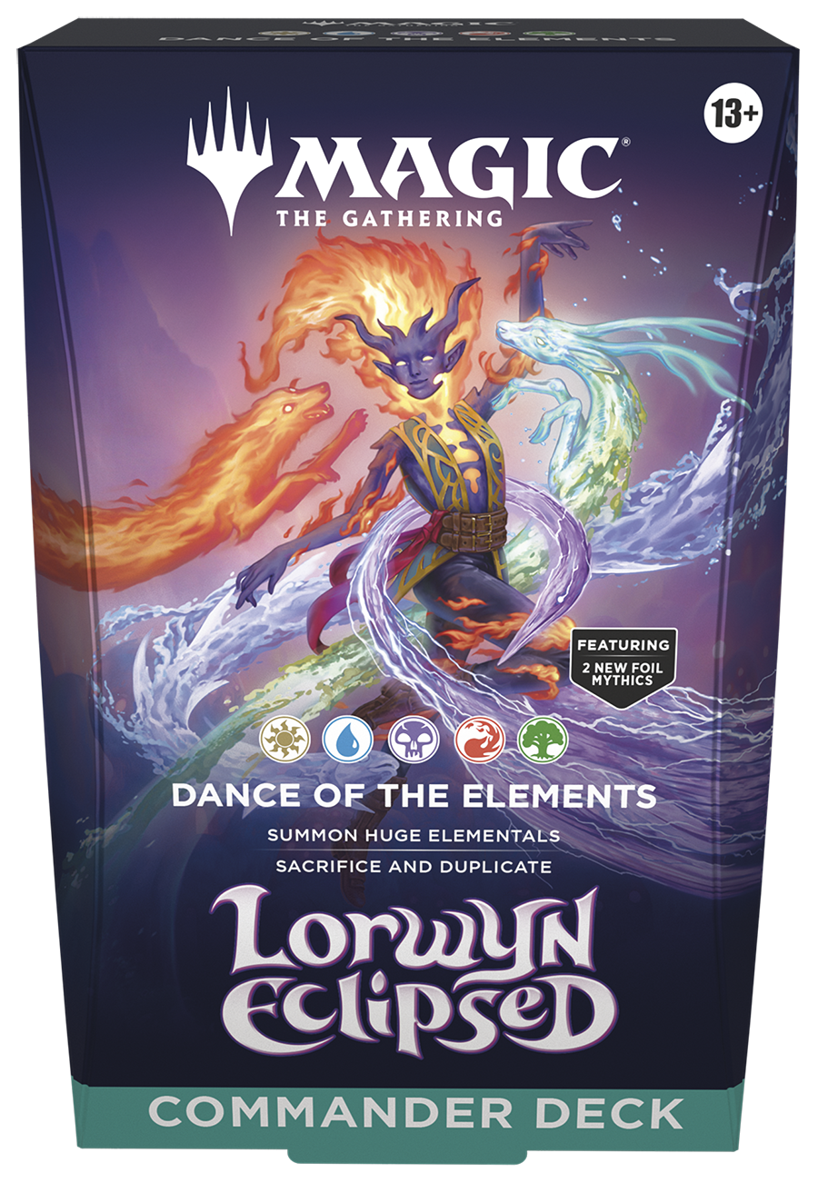 MTG: Lorwyn Eclipsed - Commander Deck: Dance of the Elements (WUBRG) (Release Date: 01.16.26)