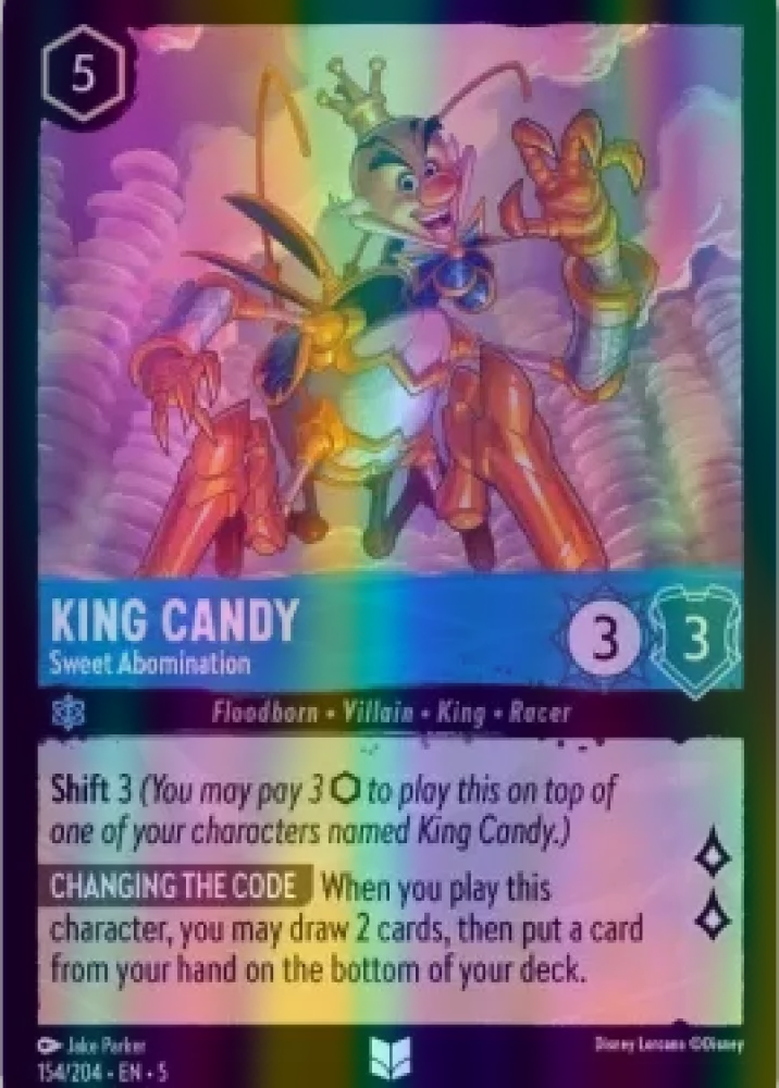 King Candy - Sweet Abomination (Shimmering Skies 154/204) Uncommon - Near Mint Cold Foil