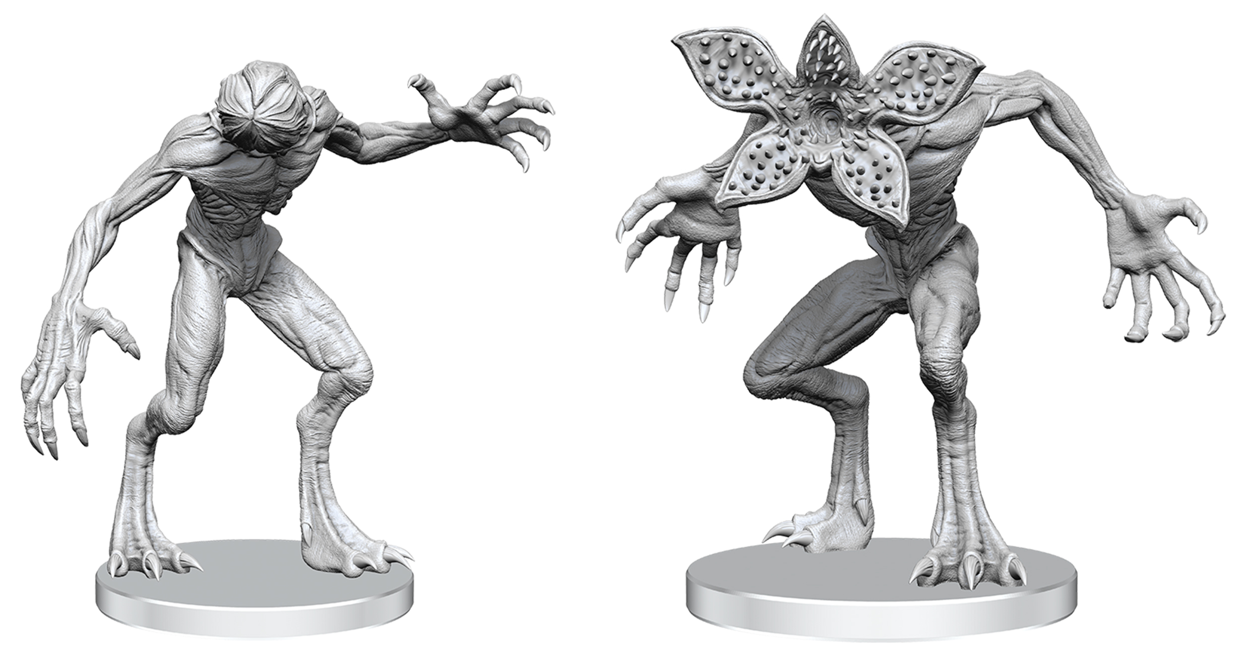 Stranger Things: Unpainted Miniatures -  Demogorgons (90800)