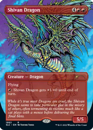 Shivan Dragon [#1993 Borderless] (SLC-R)