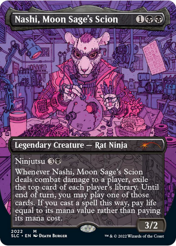 Nashi, Moon Sage's Scion [#2022 Borderless] (SLC-M-FOIL)