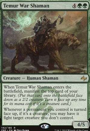 Temur War Shaman (FRF-R-FOIL)