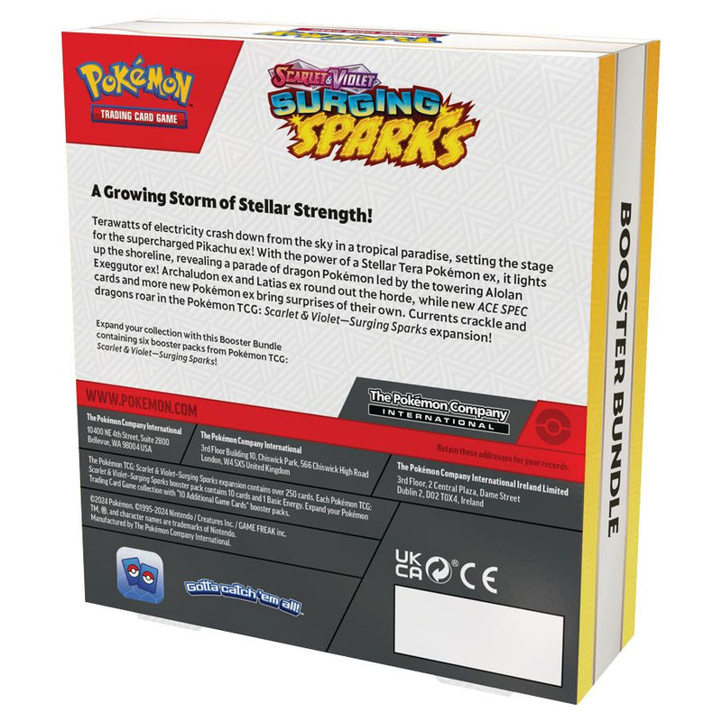 Pokemon TCG: S&V08 Surging Sparks - Booster Bundle