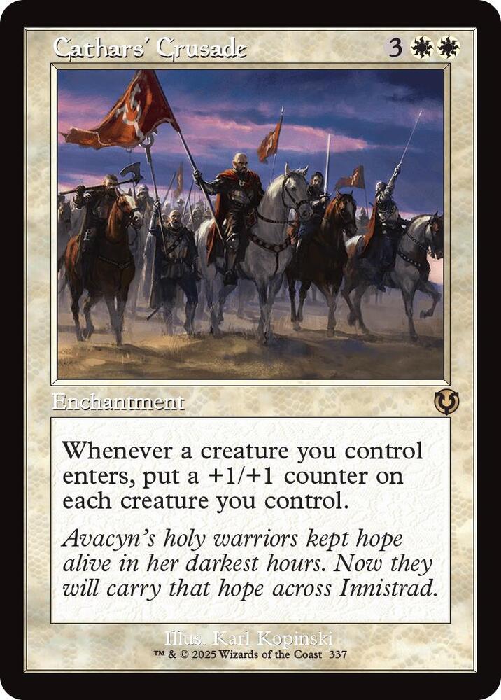 Cathars' Crusade [ #0337 Retro Frame ] (INR-R) Light Play