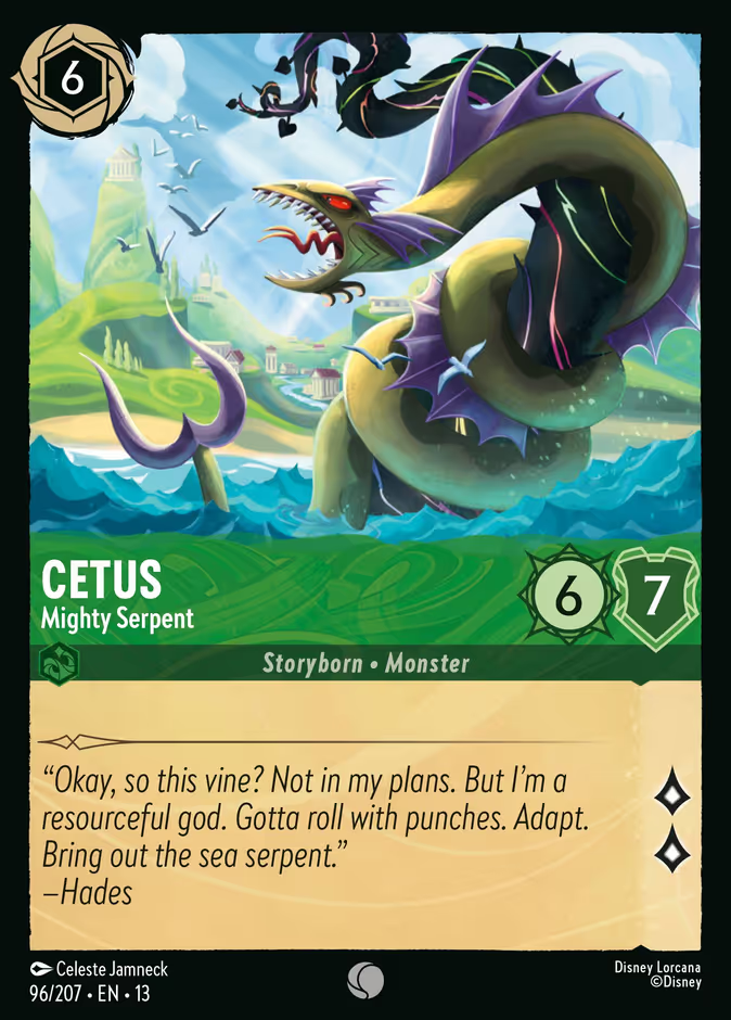 Cetus - Mighty Serpent (096/204 - Attack of the Vine!) Common