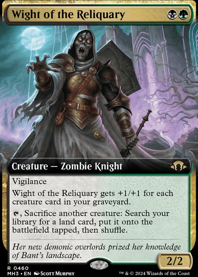 Wight of the Reliquary #0460 Extended Art (MH3-R)