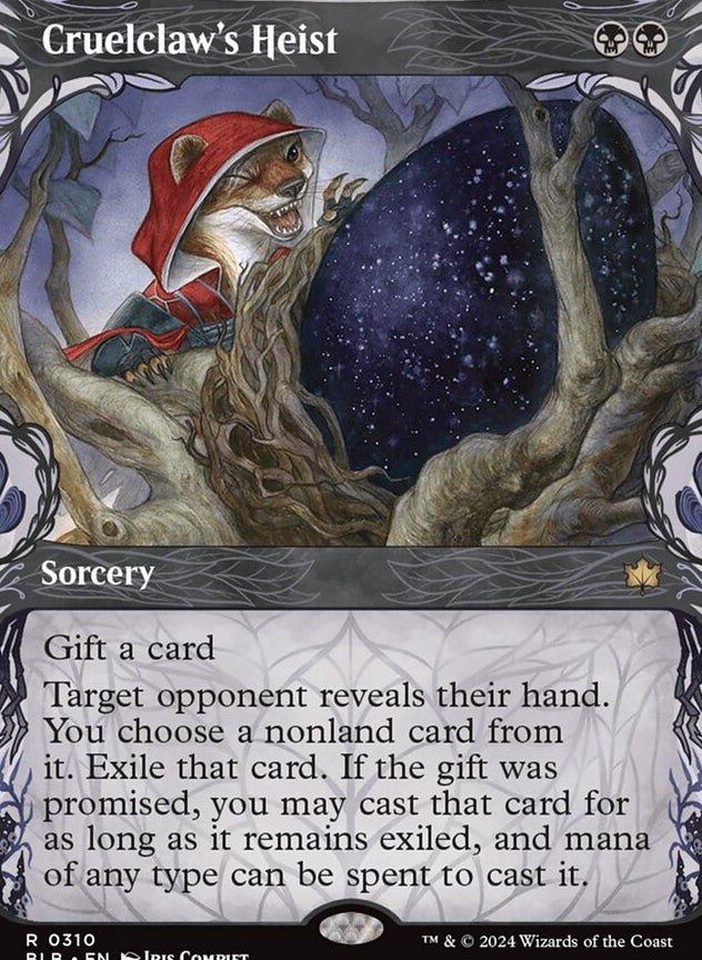 Cruelclaw's Heist [#0310 Showcase] (BLB-R-FOIL)