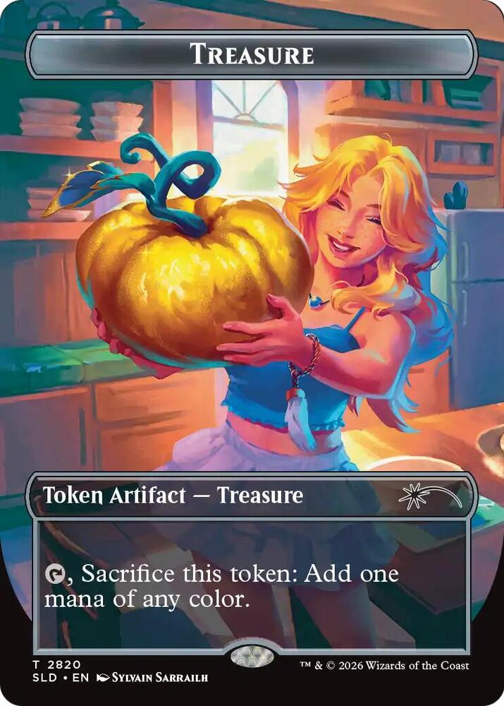 Treasure Token [ #2820 ] (SLD) Foil near mint