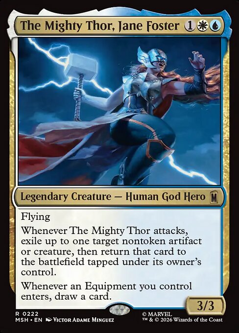 The Mighty Thor, Jane Foster [ #0222 ] (MSH-R)