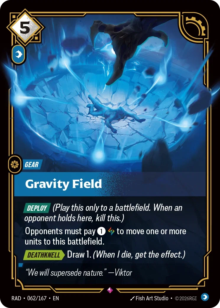 Gravity Field - 062/167 (RAD) Rare