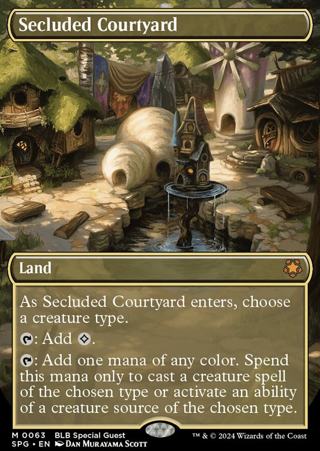 Secluded Courtyard [#0063] (SPG-BLB-M-FOIL)