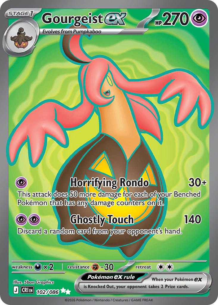Gourgeist ex - 102/086 (CRI) Ultra Rare