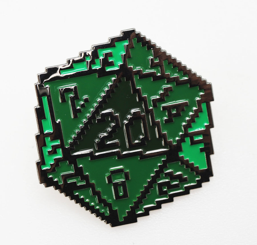 D20 Pin - 8 Bit Green