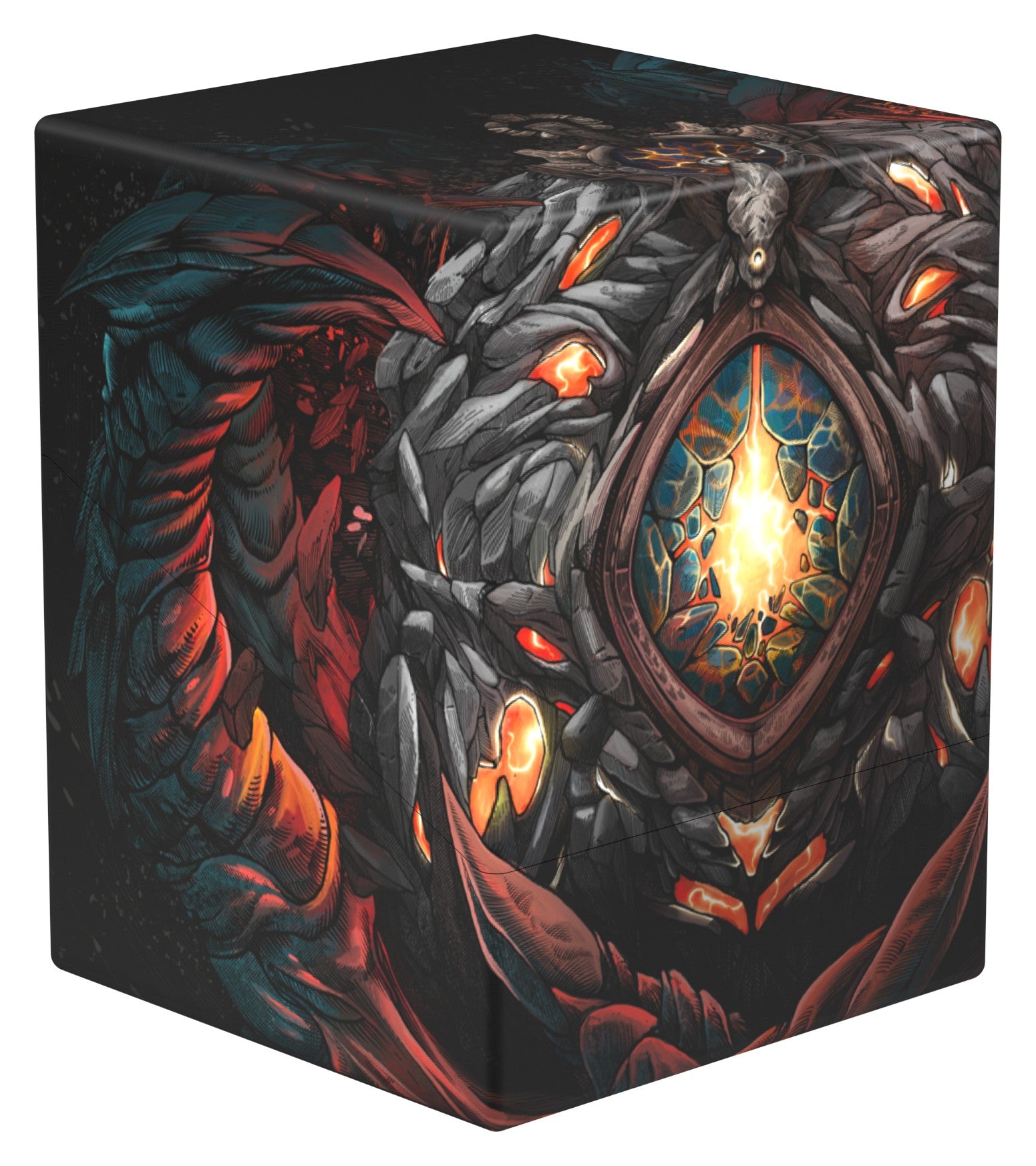Ultimate Guard: Boulder Deck Case 100+ - MTG: Dragonstorm Mox Jasper