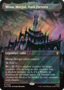 Minas Morgul, Dark Fortress [ #0088 Borderless Surge Foil ] (HOC-M)