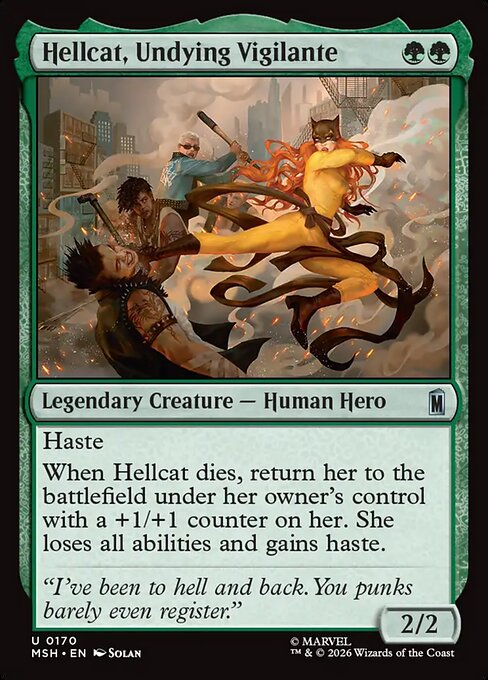 Hellcat, Undying Vigilante [ #0170 ] (MSH-U)