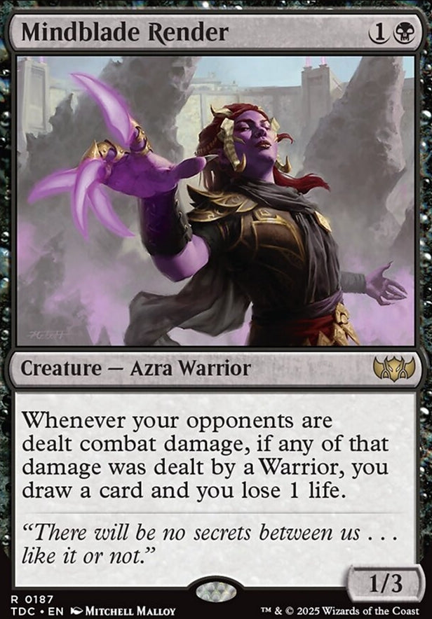 Mindblade Render [ #0187 ] (TDC-R)