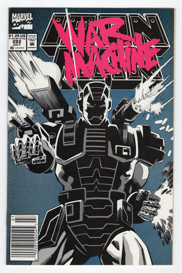 Iron Man  (1968 Series) #282 (8.5) Newstand Edition 1st Full Appearance of War Machine