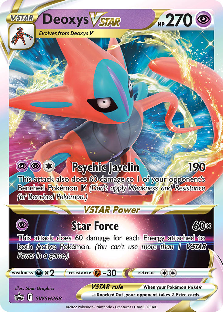 Deoxys VSTAR - SWSH268 (SWSH:PR) Promo - Near Mint Holofoil