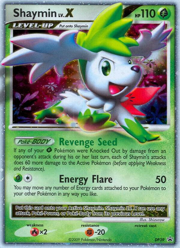 Shaymin Lv. X (DP39) - Damaged Holofoil