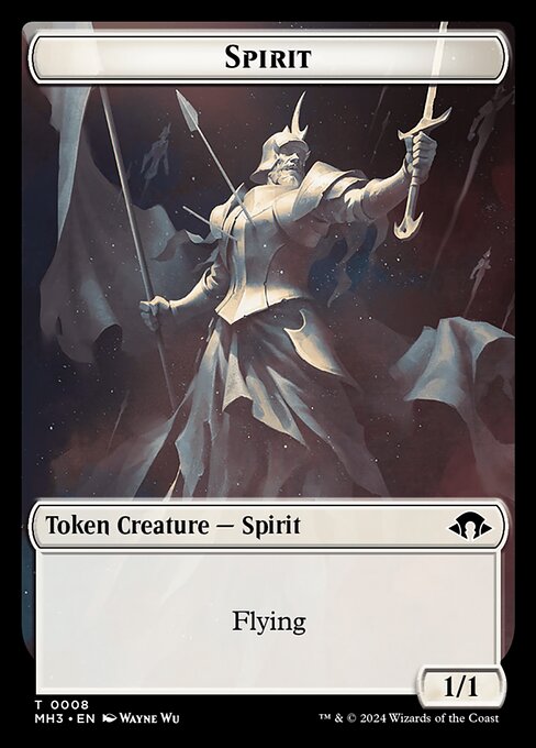 Eldrazi Spawn Token [#0002] (MH3-T-Foil) // Spirit Token [#0008] (MH3-T-Foil)