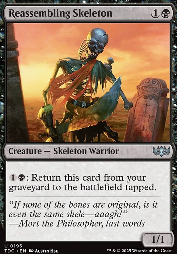 Reassembling Skeleton [ #0195 ] (TDC-U)