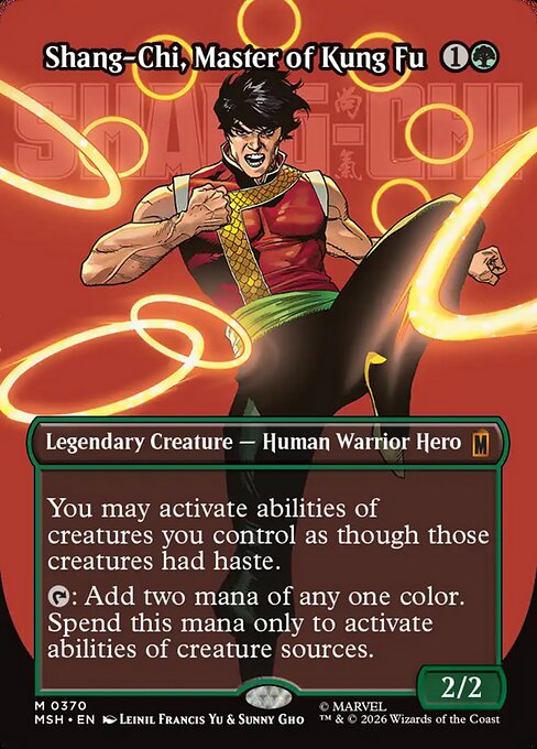 Shang-Chi, Master of Kung Fu [ #0370 Borderless Logo ] (MSH-M)