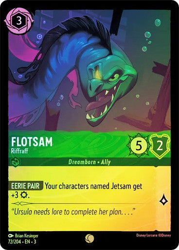 Flotsam - Riffraff (Into the Inklands 072/204) Common - Near Mint Cold Foil