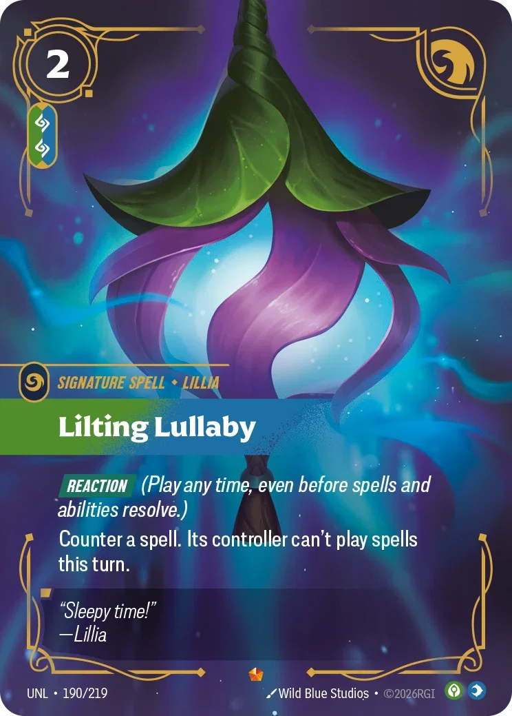 Lilting Lullaby - 190/219 (UNL)  Epic