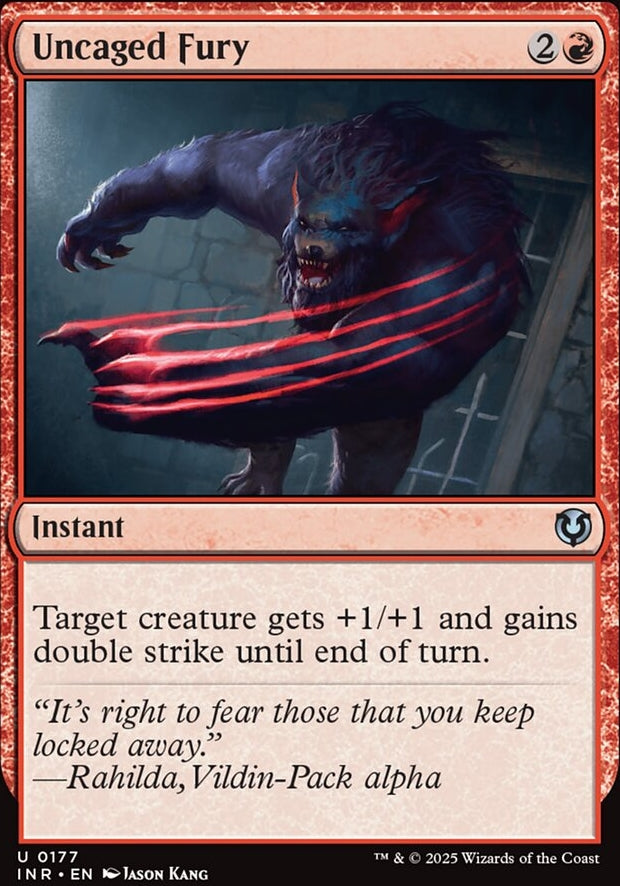 Uncaged Fury [ #0177 ] (INR-U-FOIL)