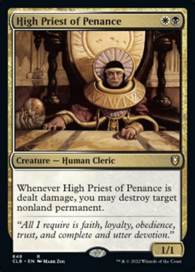 High Priest of Penance [#848 Commander Decks] (CLB-R)