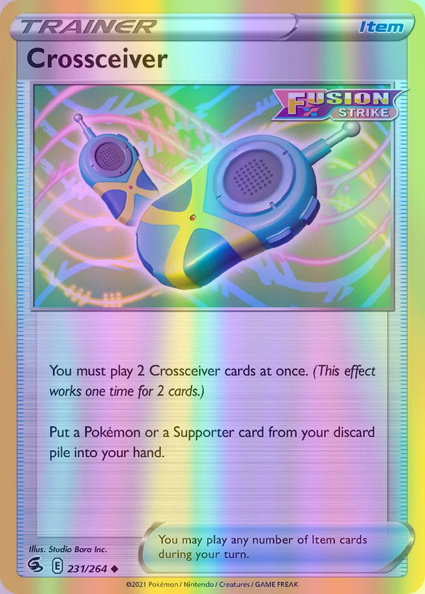 Crossceiver - 231/264 (SWSH08) Uncommon - Near Mint Reverse Holofoil