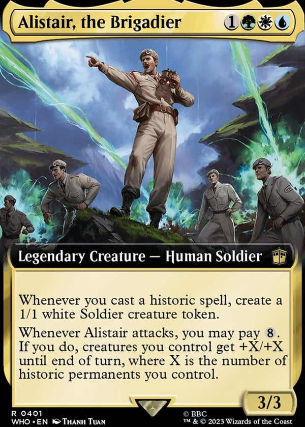 Alistair, the Brigadier [#0401 Extended Art] (WHO-R)