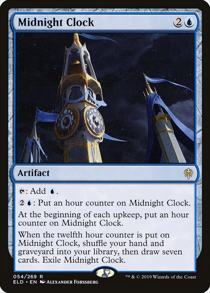 Midnight Clock (ELD-R) Moderate Play