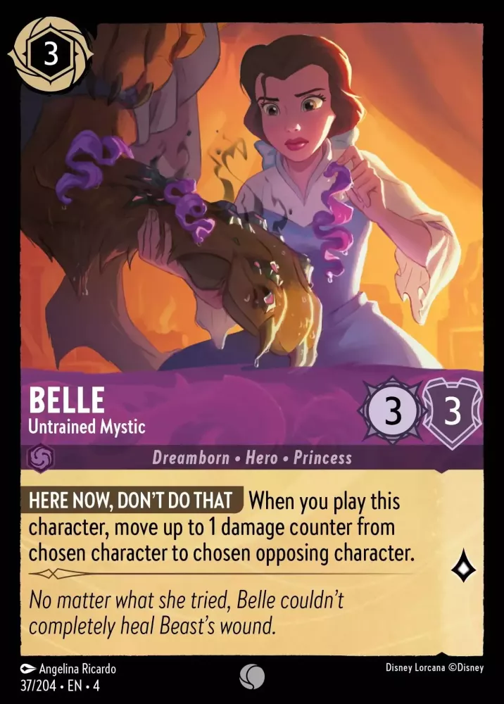 Belle - Untrained Mystic (Ursula's Return 037/204) Common - Near Mint