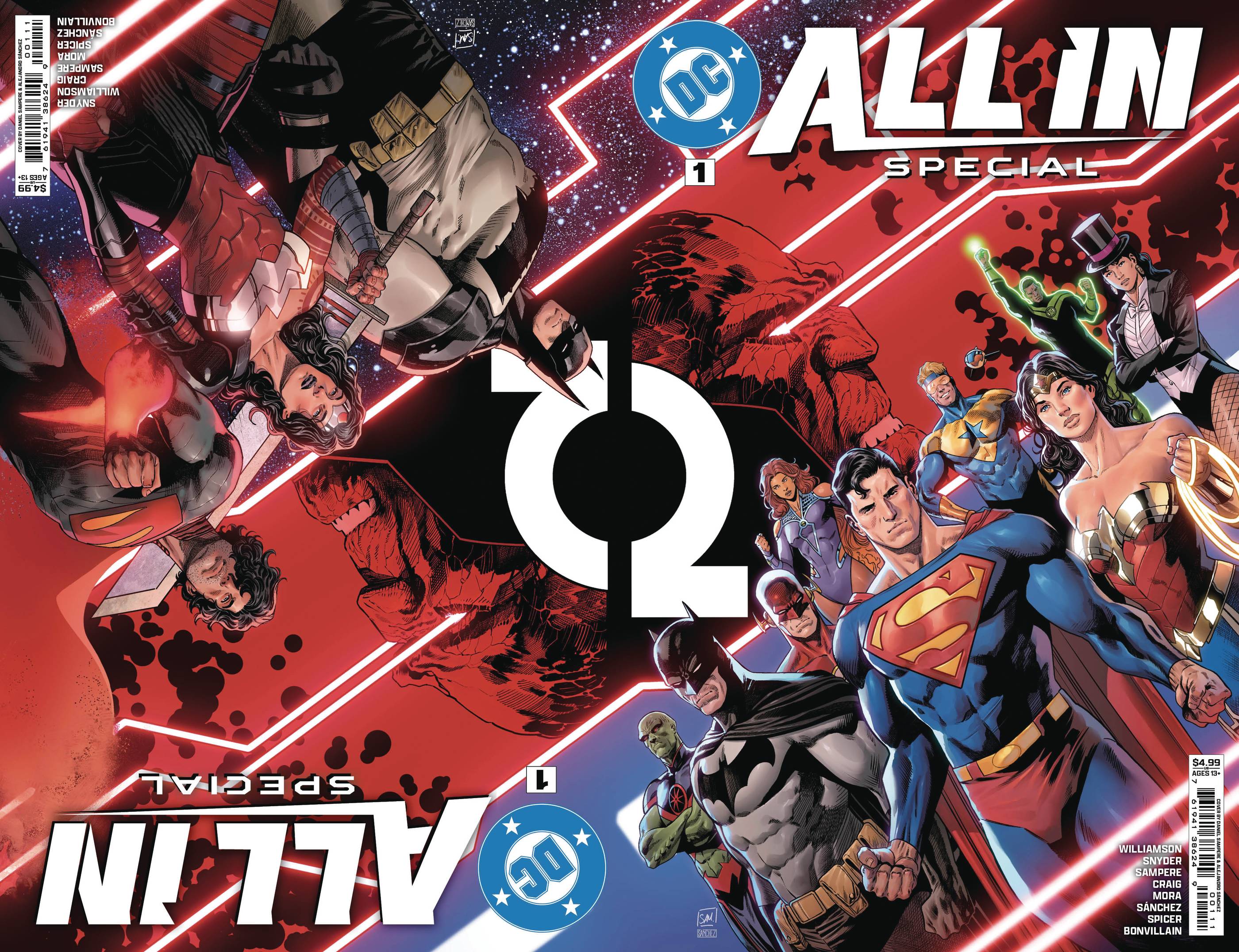 DC ALL IN SPECIAL #1 (ONE SHOT) CVR A DANIEL SAMPERE WRAPAROUND