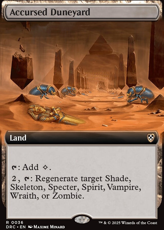 Accursed Duneyard [ #0036 Extended Art ] (DRC-R)