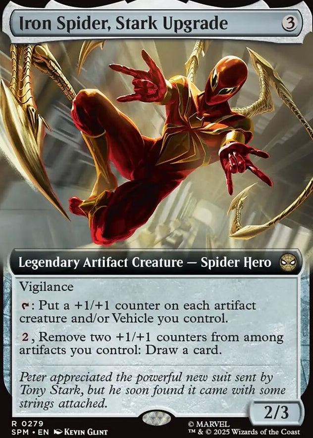 Iron Spider, Stark Upgrade [ #0279 Extended Art ] (SPM-R)