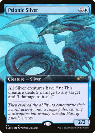 Psionic Sliver [#621] (SLD-R-FOIL)