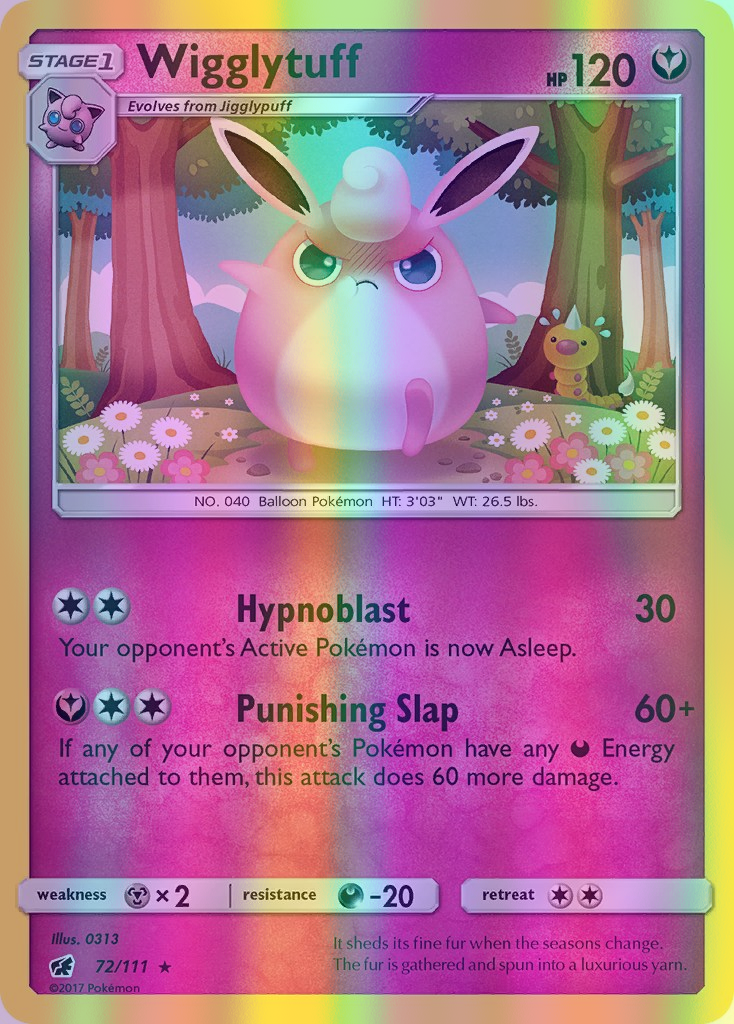 Wigglytuff - 072/111 (CIN) Rare - Near Mint Reverse Holofoil