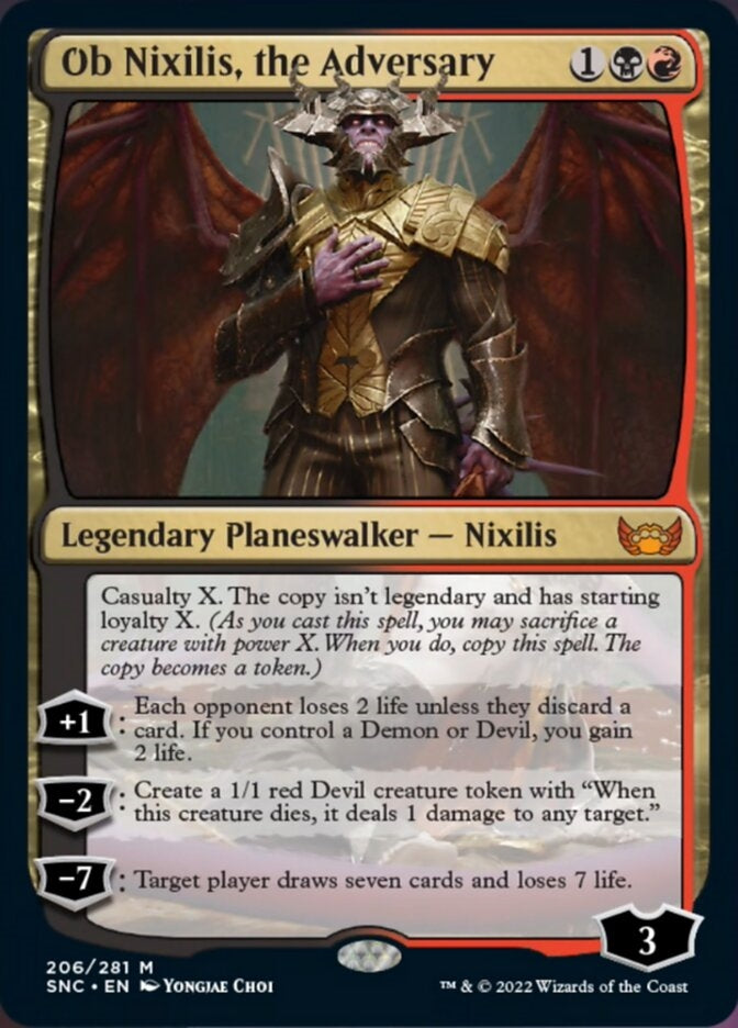 Ob Nixilis, the Adversary [ #206/281 ] (SNC-M)